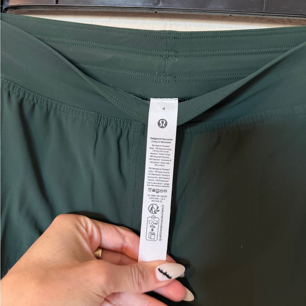 lululemon athletica Dark Green Track Pants